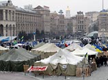 Акция протеста предпринимателей против Налогового кодекса, которая проходила в Киеве на Майдане Незалежности (Площади Независимости), разогнана
