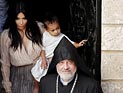 Ким Кардашьян и Канье Уэст крестили дочь в Иерусалиме Ким Кардашьян и Канье Уэст крестили дочь в Иерусалиме