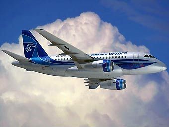Макет самолета RRJ, фото с сайта avia.ru