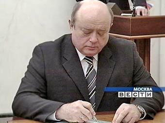 Михаил Фрадков, кадр телеканала "Россия", архив