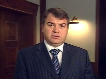 Анатолий Сердюков, кадр НТВ