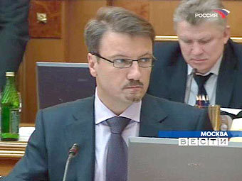 Герман Греф, кадр телеканала "Россия" 