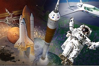 Коллаж с главной страницы сайта NASA