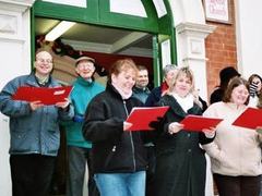 Святочные певцы, фото с сайта rhylbaptist.org.uk Святочные певцы, фото с сайта rhylbaptist.org.uk