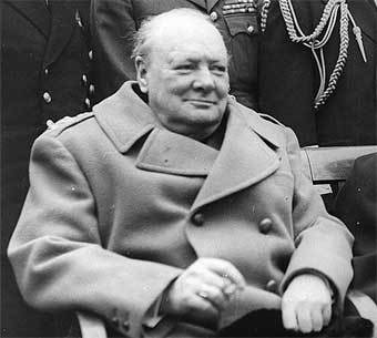 Уинстон Черчилль. Фото с сайта: www.historyplace.com
