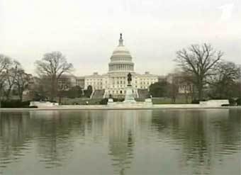 Капитолий в Вашингтоне. Кадр "Первого канала", архив
