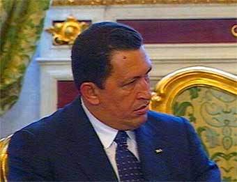 Президент Венесуэлы Уго Чавес. Кадр из архива НТВ