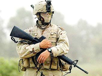 Американский солдат в Ираке. Фото AFP 