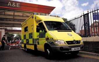 Британская карета скорой помощи. Фото с сайта mercedes-benz.co.uk