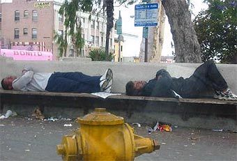 Бездомные Лос-Анджелеса. Фото с сайта brittney.typepad.com