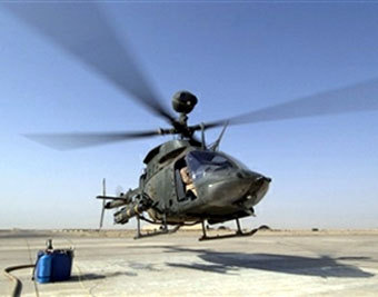 Вертолет OH-58D Kiowa ВВС США. Фото AFP