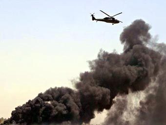 Американский вертолет в Ираке. Фото AFP