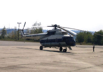 Вертолет Ми-8. Фото Алексея Гапеева, Lenta.Ru