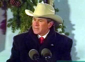 Джордж Буш, кадр НТВ, архив