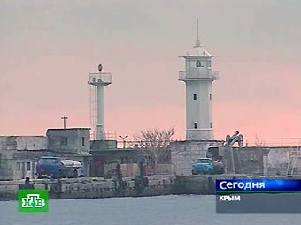 Ялтинский маяк. Кадр телеканала НТВ