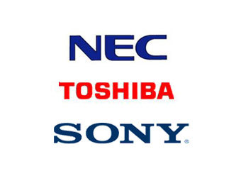   NEC, Toshiba  Sony 