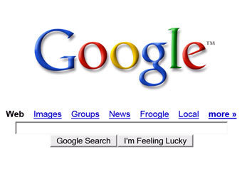 Скриншот сайта поисковой системы Google
