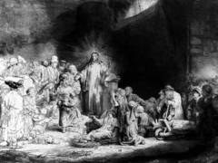 Репродукция гравюры Рембрандта "Христос исцеляет больных" с сайта conncoll.edu Репродукция гравюры Рембрандта "Христос исцеляет больных" с сайта conncoll.edu