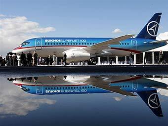 Sukhoi SuperJet 100.  AFP