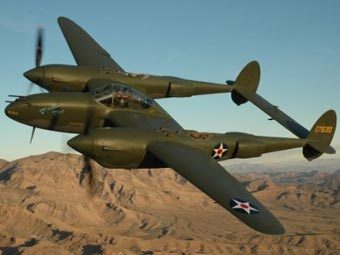   P-38 Lightning.  M. O`Leary   altair.com.pl