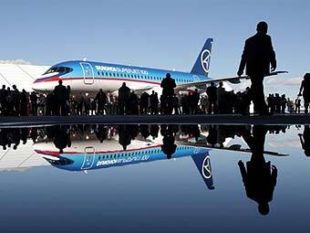 Sukhoi Superjet 100.  AFP