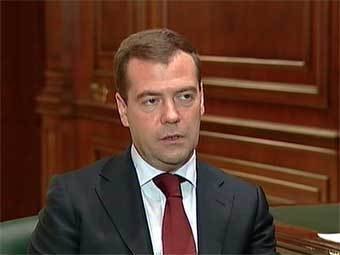 Дмитрий Медведев. Архивный кадр Первого канала.