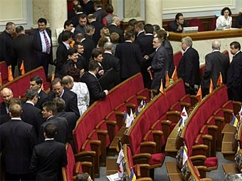 Заседание Верховной Рады Украины. Фото ©AFP