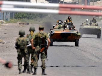 На дороге в Оше. Фото ©AFP
