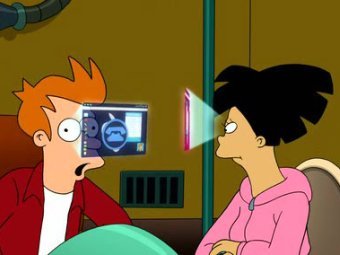 Герои сериала Futurama пользуются eyePhone