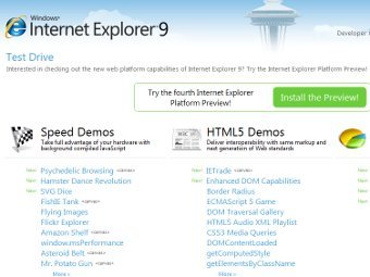    Internet Explorer 9