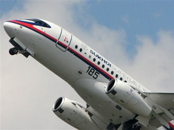 Sukhoi Superjet 100.  ©AFP