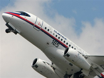Sukhoi Superjet 100.  ©AFP