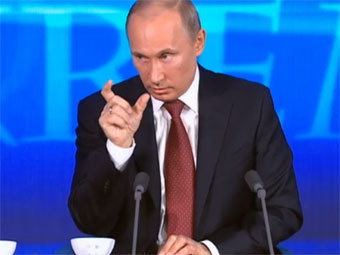 Владимир Путин. Кадр телеканала "Россия 24"