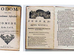Последний экземпляр комедии "Содом". Фото с сайта Sotheby's